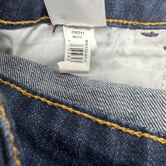 Old Navy Denim Skirt Womens Size 6 Blue Pockets Stretch Casual Office School - Picture 9 of 14